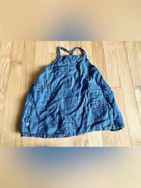 Chaboukie 2t hickory stripe pinafore dress